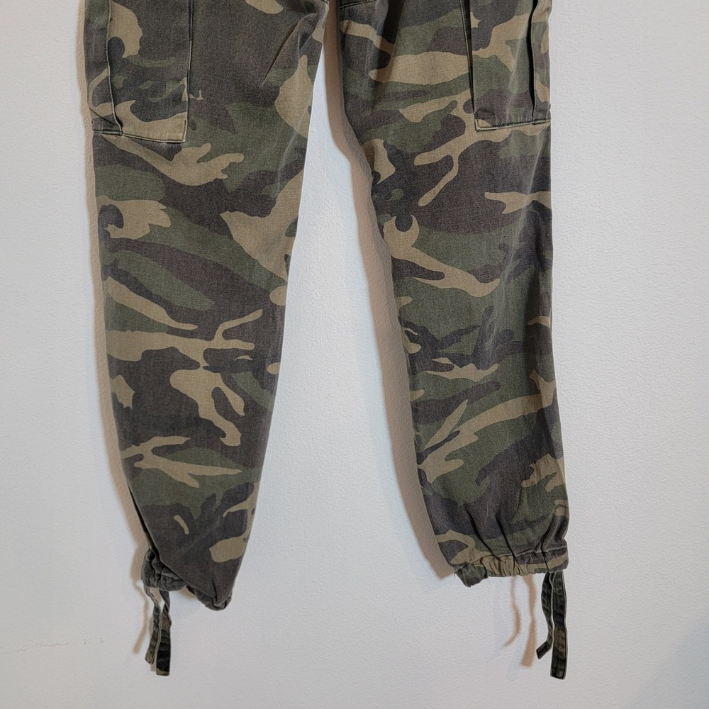 John Galt Camo Cargo Pants Casual 100% Cotton Streetwear Casual Belt Loop Pocket - Picture 8 of 13